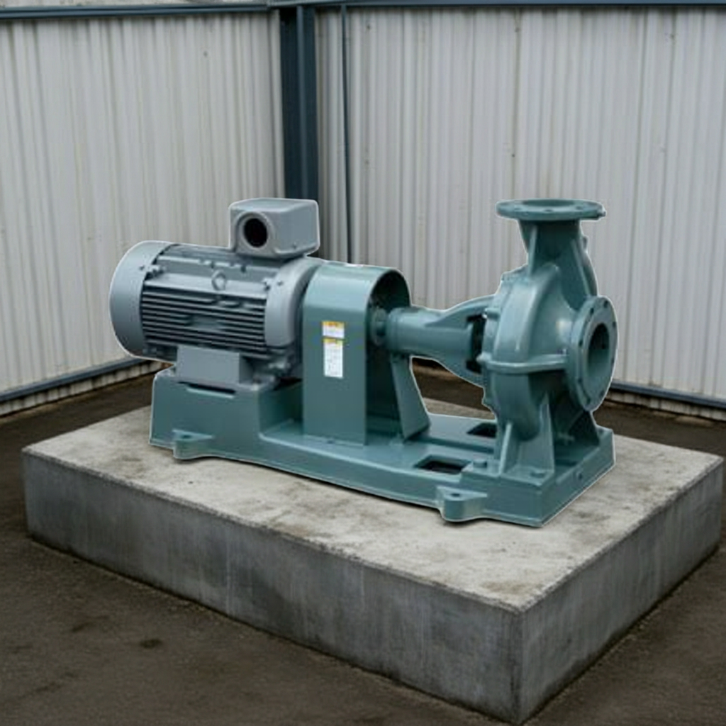 SJ4-80×65H53.7-e 渦巻ﾎﾟﾝﾌﾟ4極直結形SJ4型屋内3相200V