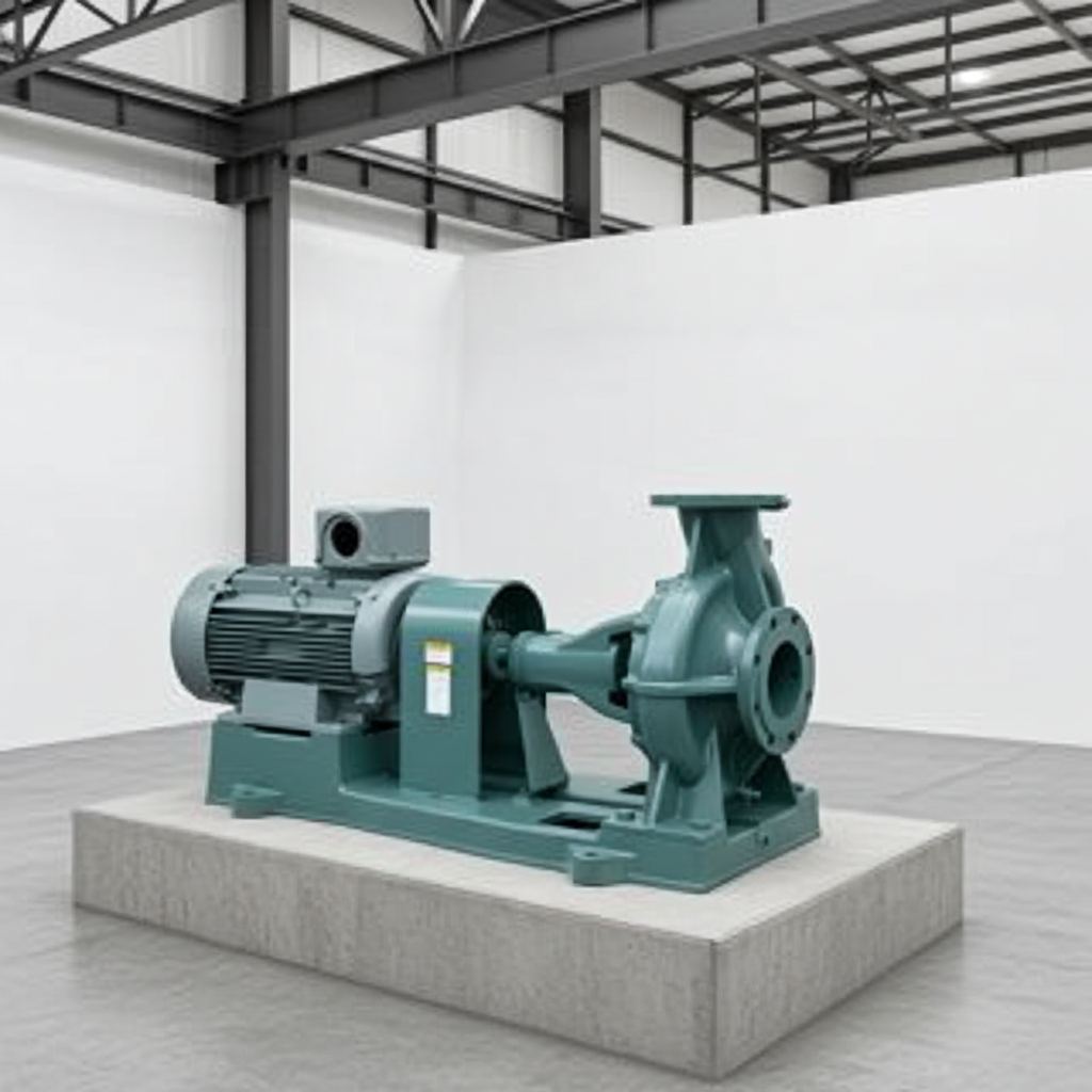 SJ4-125×100H55.5-e 渦巻ﾎﾟﾝﾌﾟ4極直結形SJ4型屋内3相200V