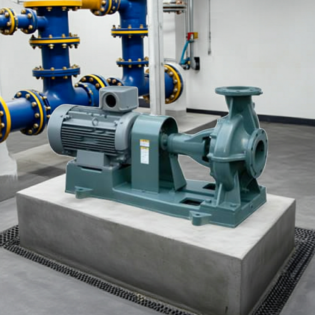 SJ4-125×100K55.5-e 渦巻ﾎﾟﾝﾌﾟ4極直結形SJ4型屋内3相200V