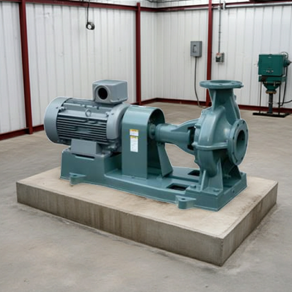 SJ4-125×100K57.5-e 渦巻ﾎﾟﾝﾌﾟ4極直結形SJ4型屋内3相200V