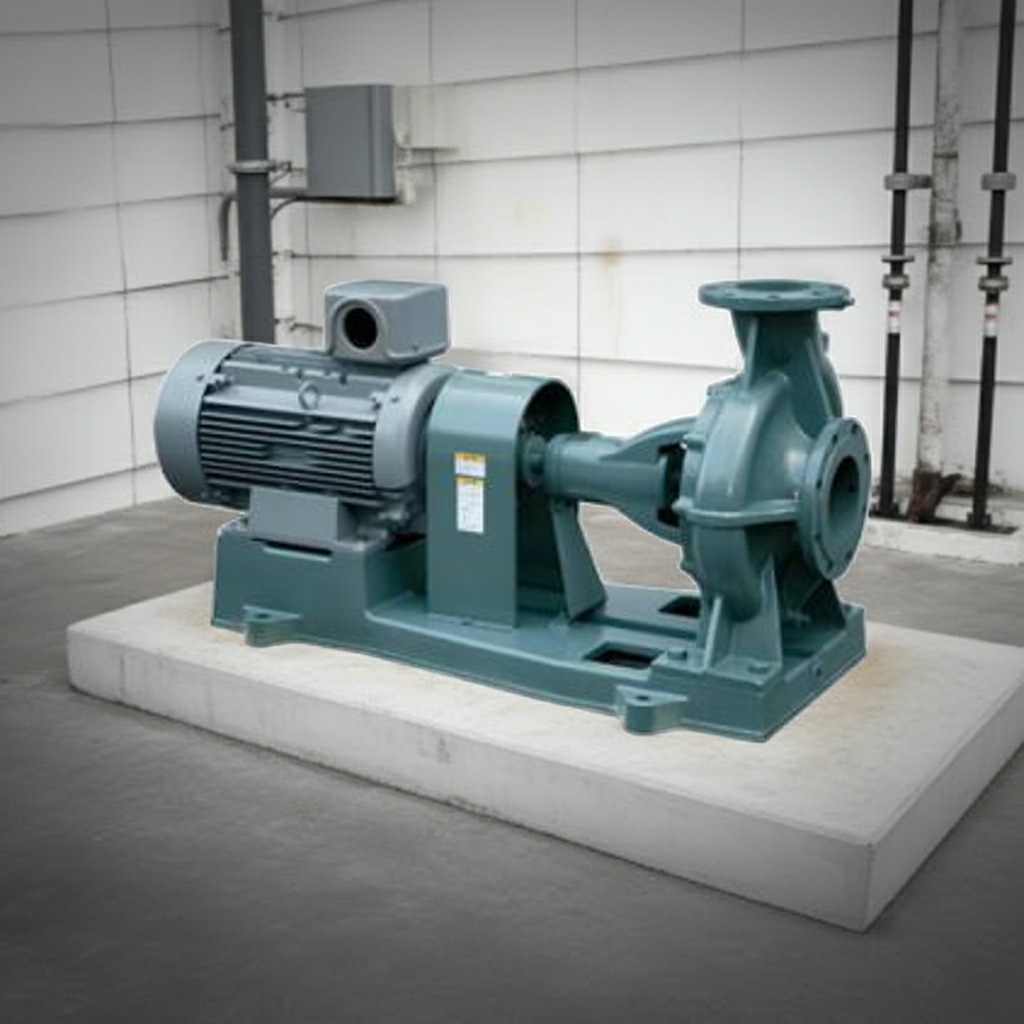 SJ4-125×100J515-e 渦巻ﾎﾟﾝﾌﾟ4極直結形SJ4型屋内3相200V