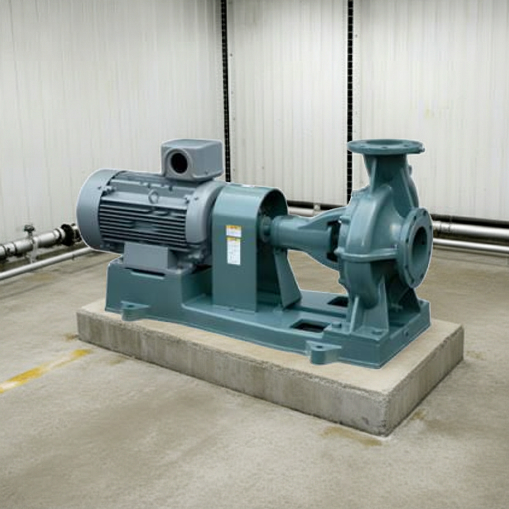 SJ4-125×100JC518-e 渦巻ﾎﾟﾝﾌﾟ4極直結形SJ4型屋内3相200V