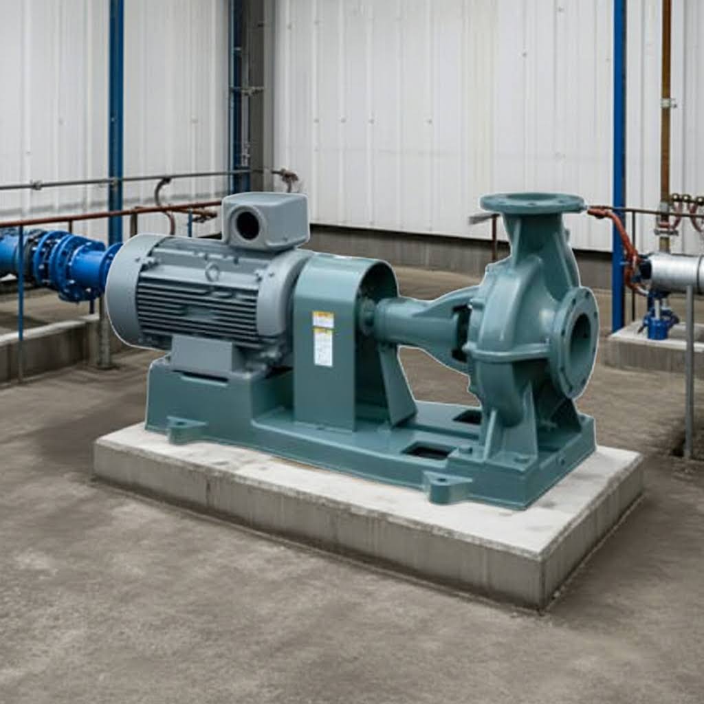 SJ4-150×125H57.5-e 渦巻ﾎﾟﾝﾌﾟ4極直結形SJ4型屋内3相200V