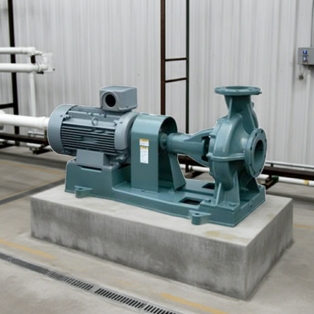 SJ4-150×125K511-e 渦巻ﾎﾟﾝﾌﾟ4極直結形SJ4型屋内3相200V