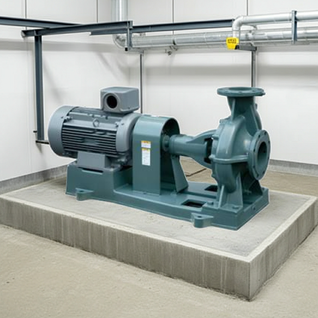 SJ4-150×125K518-e 渦巻ﾎﾟﾝﾌﾟ4極直結形SJ4型屋内3相200V