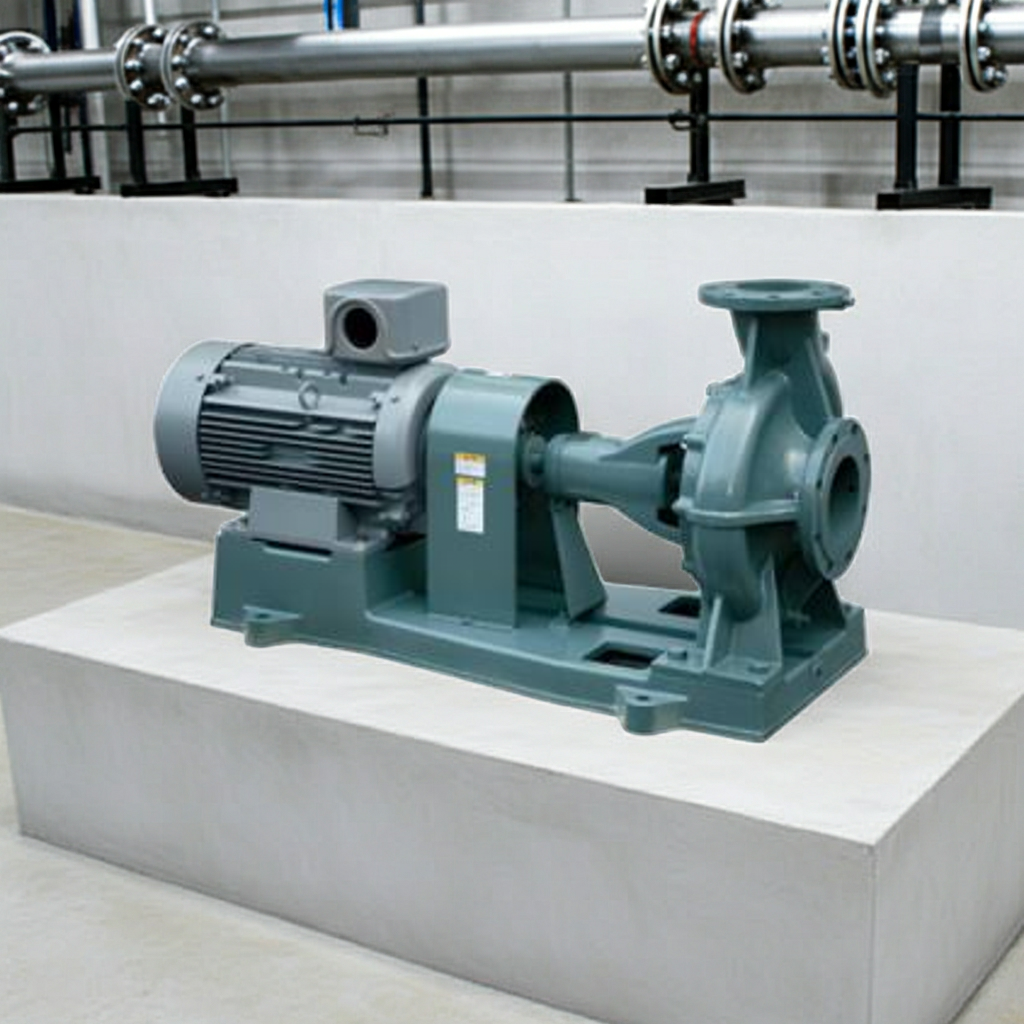 SJ4-150×125J522-e 渦巻ﾎﾟﾝﾌﾟ4極直結形SJ4型屋内3相200V