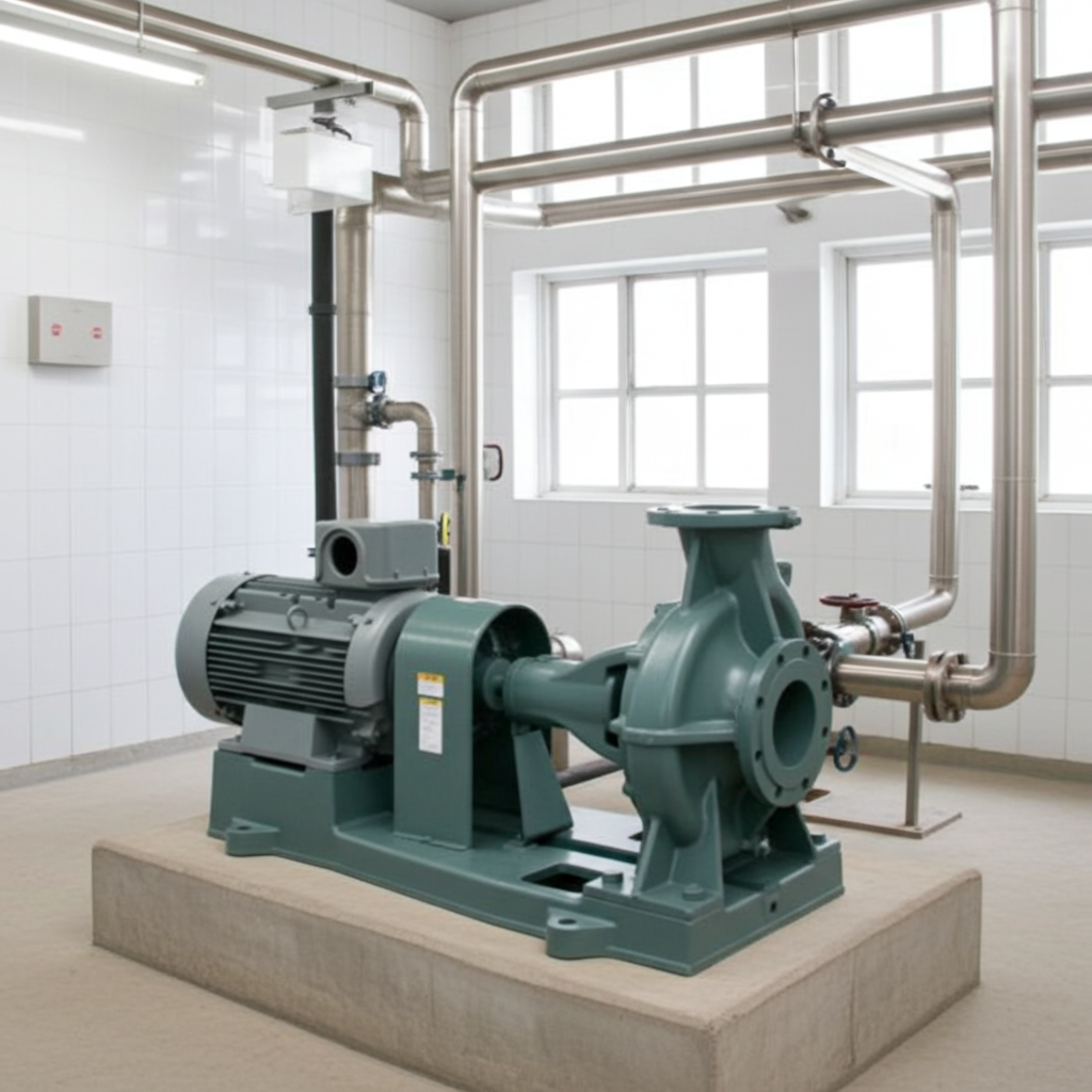 SJ4-150×125G555-e 渦巻ﾎﾟﾝﾌﾟ4極直結形SJ4型屋内3相200V