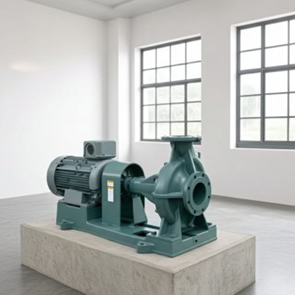 SJ4-200×200H518-e 渦巻ﾎﾟﾝﾌﾟ4極直結形SJ4型屋内3相200V