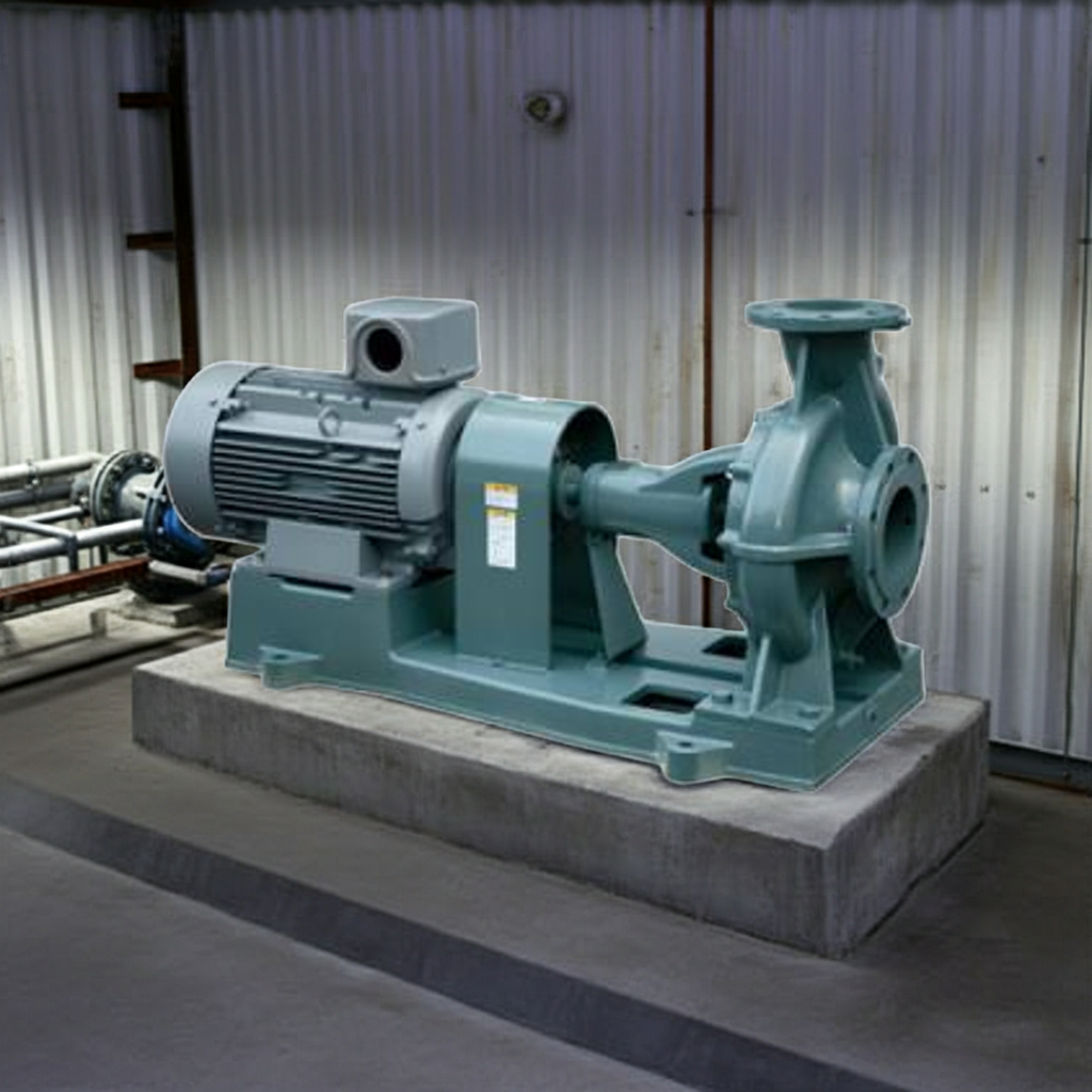 SJ4-200×150K522-e 渦巻ﾎﾟﾝﾌﾟ4極直結形SJ4型屋内3相200V