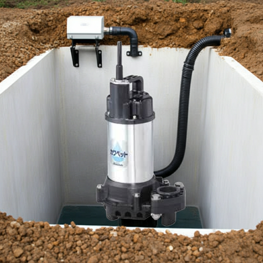 WUP4-405-0.25S 強化樹脂製排水水中ﾎﾟﾝﾌﾟ2極単相100V