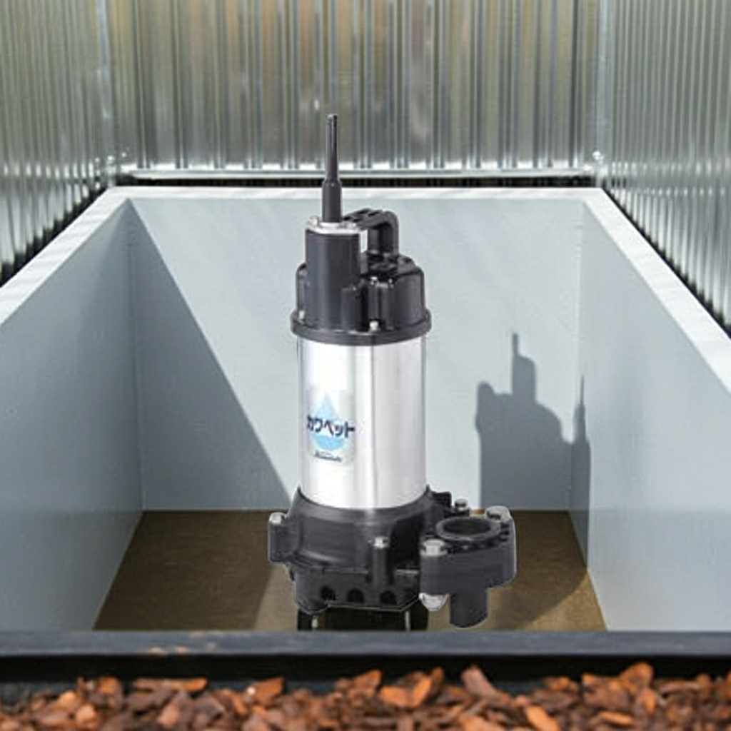 WUP4-505-0.4S 強化樹脂製排水水中ﾎﾟﾝﾌﾟ2極単相100V