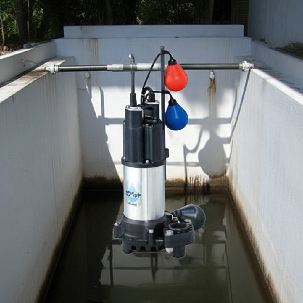 WUP4-405-0.25TLN 強化樹脂製排水水中ﾎﾟﾝﾌﾟ2極