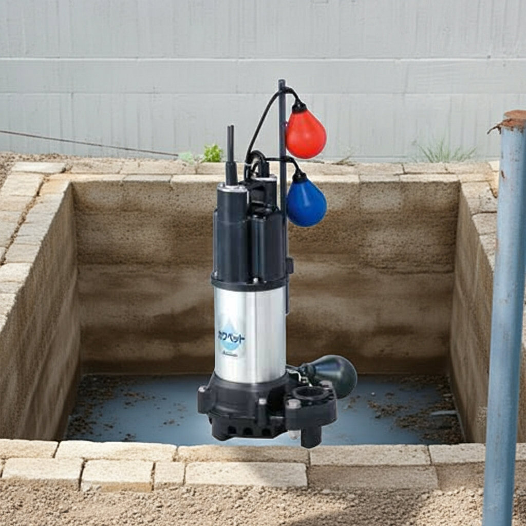 WUP4-505-0.4SLN 強化樹脂製排水水中ﾎﾟﾝﾌﾟ2極単相100V