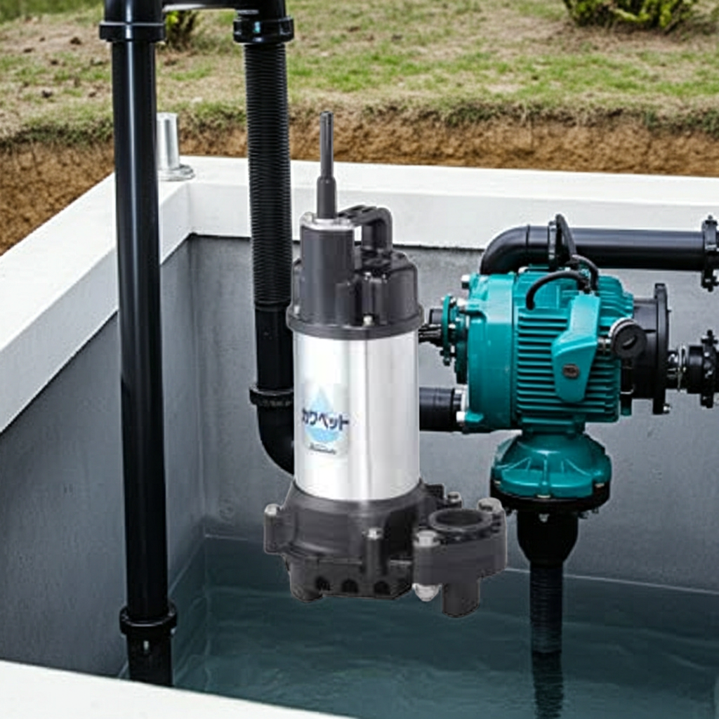 WUP4-506-0.75 強化樹脂製排水水中ﾎﾟﾝﾌﾟ2極