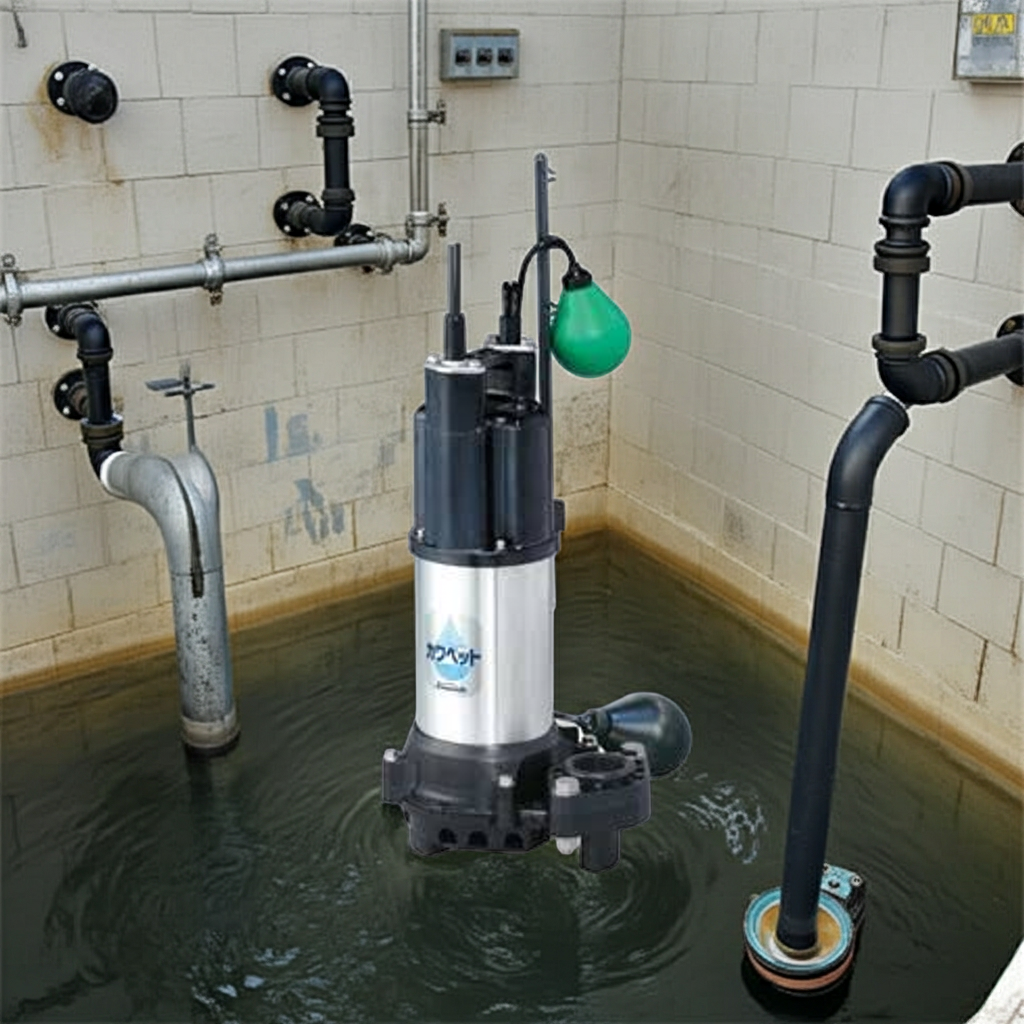 WUP4-506-0.4TL 強化樹脂製排水水中ﾎﾟﾝﾌﾟ2極