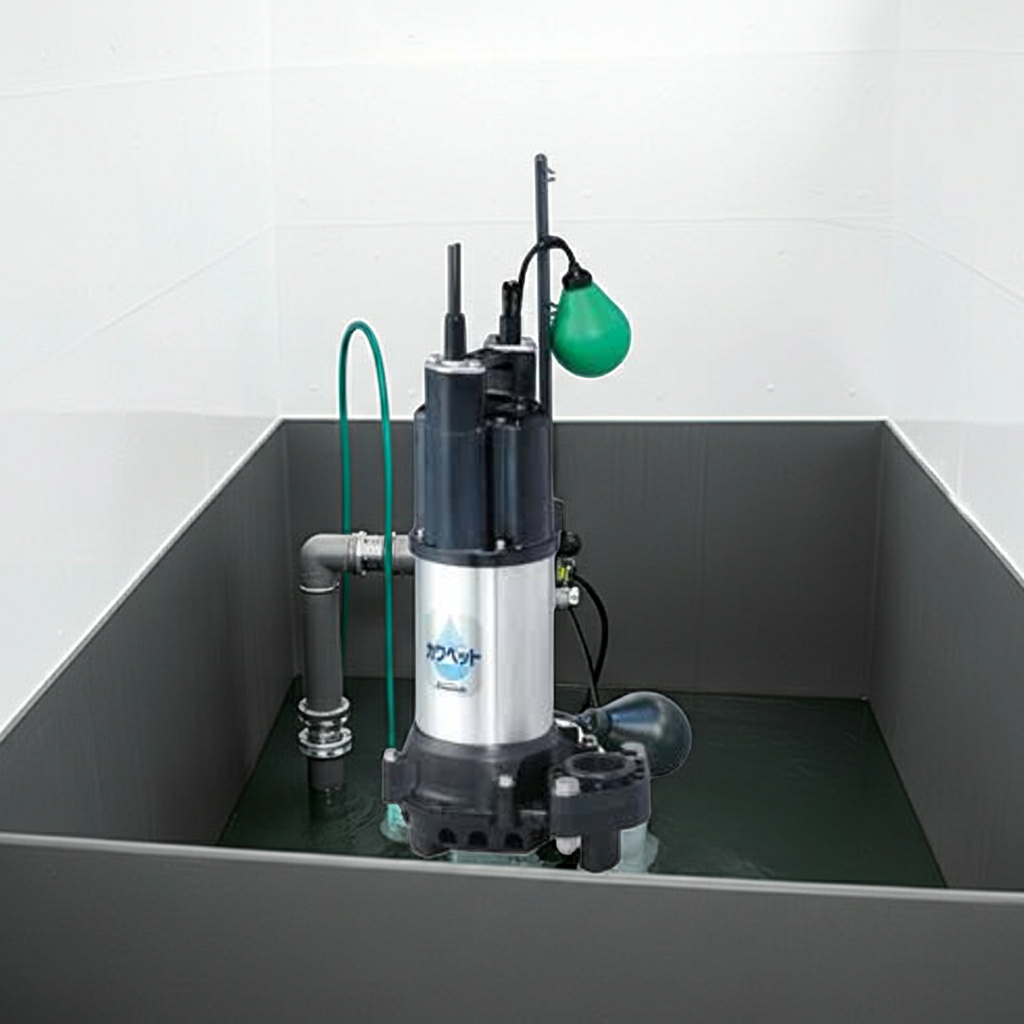 WUP4-506-0.75L 強化樹脂製排水水中ﾎﾟﾝﾌﾟ2極