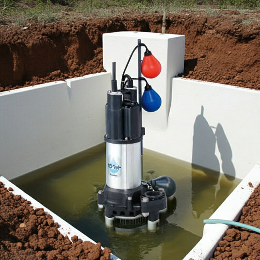 WUP4-506-0.75LN 強化樹脂製排水水中ﾎﾟﾝﾌﾟ2極