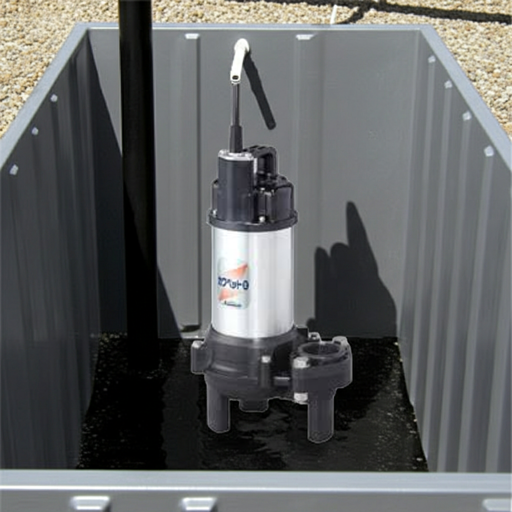 WUO4-505-1.5 強化樹脂製汚水・汚物水中ﾎﾟﾝﾌﾟﾎﾞﾙﾃｯｸｽﾀｲﾌﾟ2極非自動型着脱ﾀｲﾌﾟ