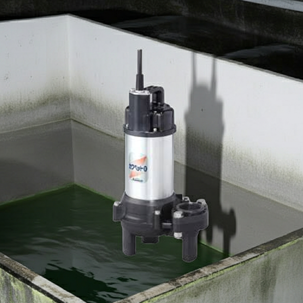 WUO4-655-3.7 強化樹脂製汚水・汚物水中ﾎﾟﾝﾌﾟﾎﾞﾙﾃｯｸｽﾀｲﾌﾟ2極非自動型着脱ﾀｲﾌﾟ