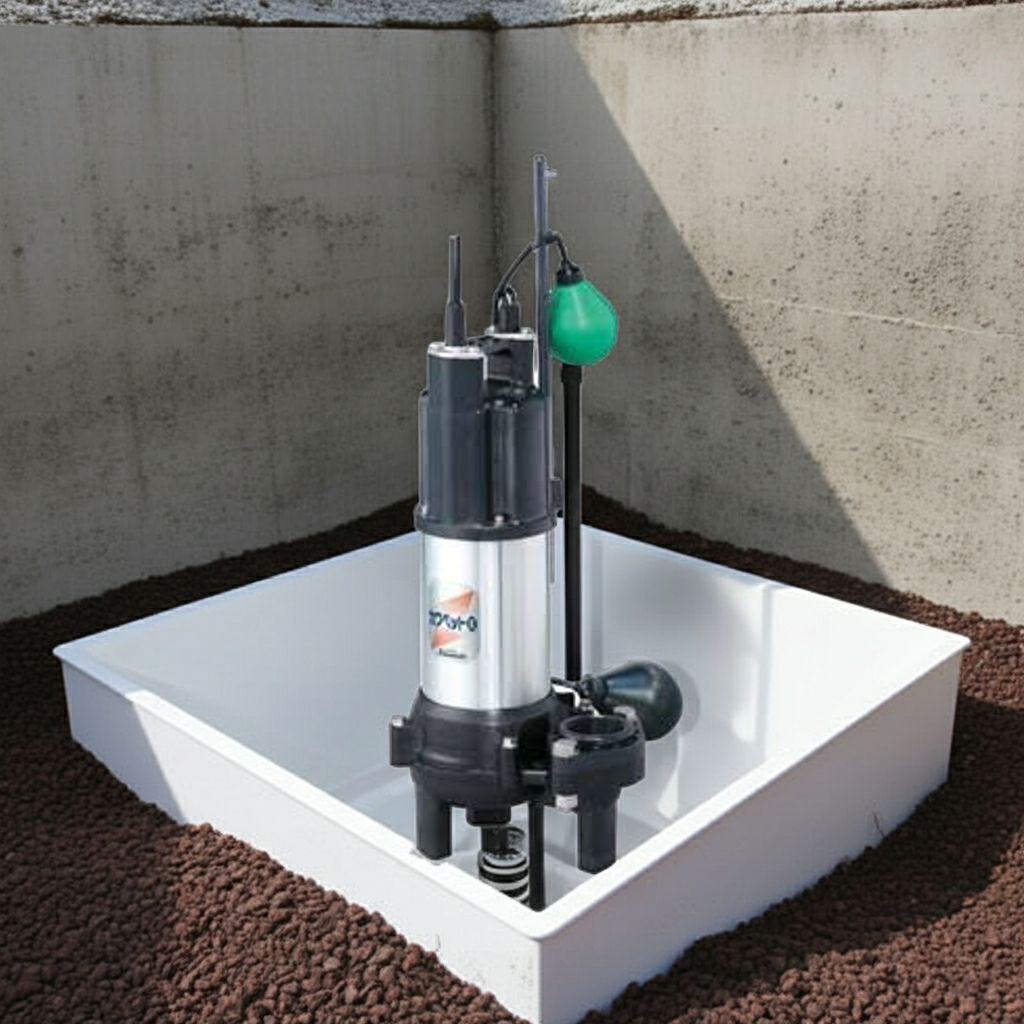 WUO4-405-0.25TL 強化樹脂製汚水・汚物水中ﾎﾟﾝﾌﾟﾎﾞﾙﾃｯｸｽﾀｲﾌﾟ2極自動型ﾌﾗﾝｼﾞﾀｲﾌﾟ