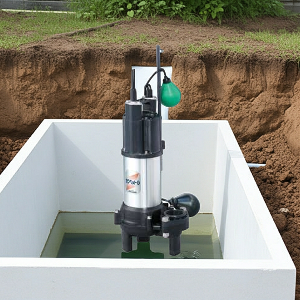 WUO4-656-1.5LG 強化樹脂製汚水・汚物水中ﾎﾟﾝﾌﾟﾎﾞﾙﾃｯｸｽﾀｲﾌﾟ2極自動型ﾌﾗﾝｼﾞﾀｲﾌﾟ60Hz