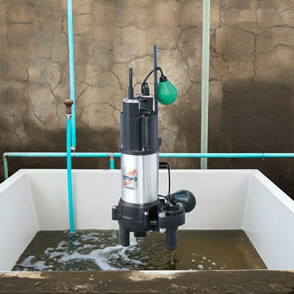 WUO4-506-0.4SL 強化樹脂製汚水・汚物水中ﾎﾟﾝﾌﾟﾎﾞﾙﾃｯｸｽﾀｲﾌﾟ2極単相100V自動型着脱ﾀｲﾌﾟ60Hz