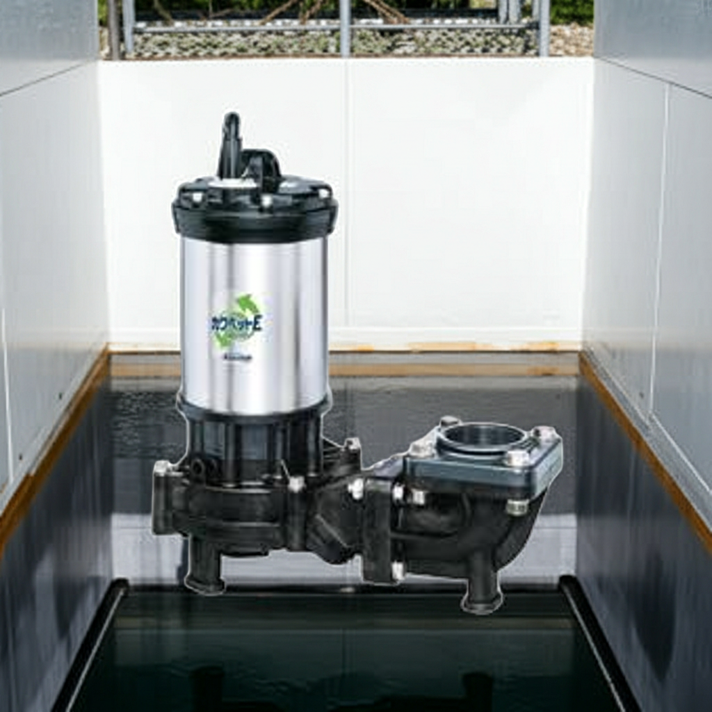 WUE-505-1.5 強化樹脂製排水水中ﾎﾟﾝﾌﾟﾉﾝｸﾛｯｸﾞﾀｲﾌﾟ2極非自動型ﾌﾗﾝｼﾞﾀｲﾌﾟ