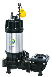 WUE656-1.5L 強化樹脂製排水水中ﾎﾟﾝﾌﾟﾉﾝｸﾛｯｸﾞﾀｲﾌﾟ2極自動型着脱ﾀｲﾌﾟ60Hz