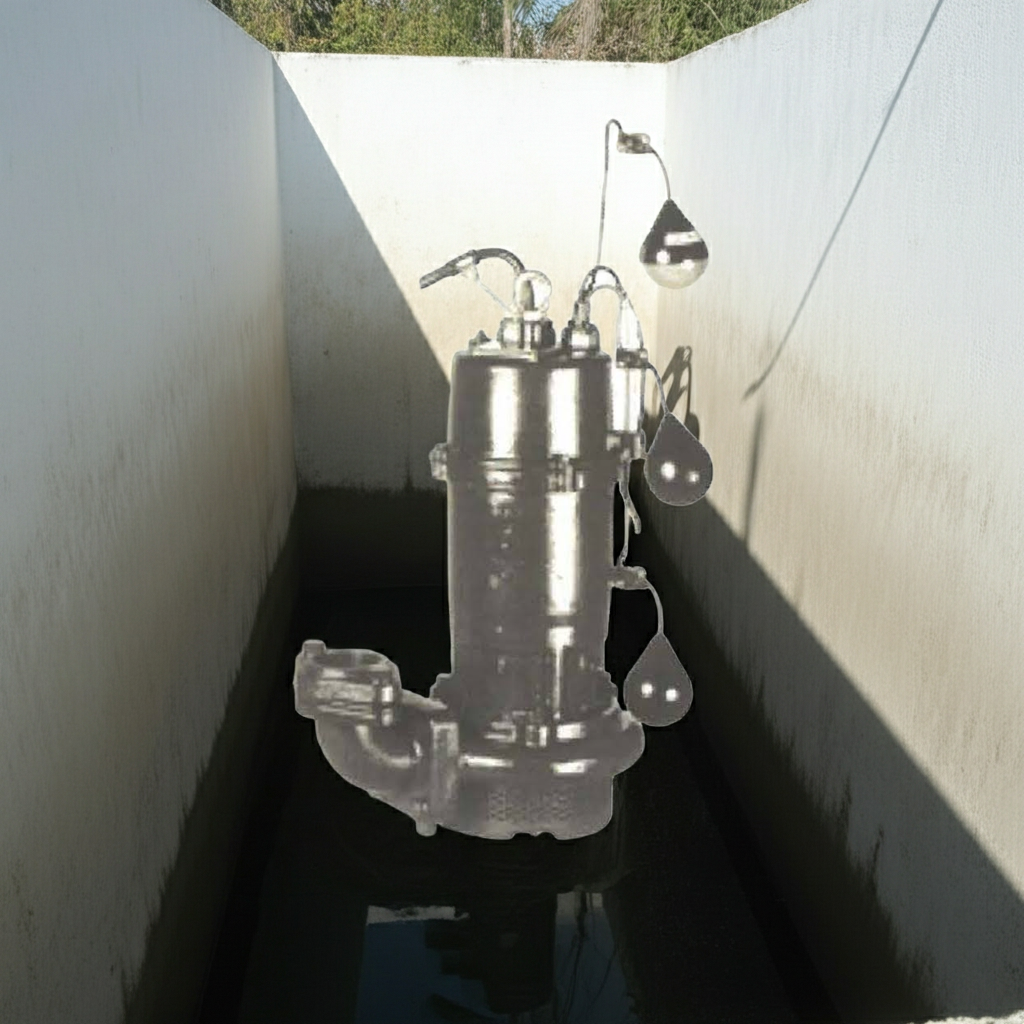 SU4-505-3.7LN ﾌﾗﾝｼﾞﾀｲﾌﾟSU4形汚水水中ﾎﾟﾝﾌﾟ2極自動交互内蔵型50Hz