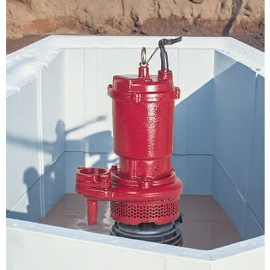 SU4-506-3.7 SU4形汚水水中ﾎﾟﾝﾌﾟ2極非自動型ﾌﾗﾝｼﾞﾀｲﾌﾟ60Hz