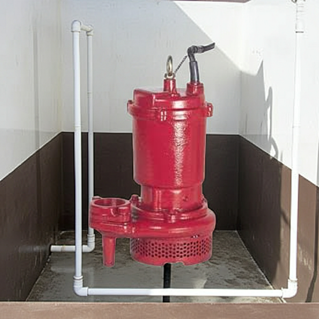 SU4-506-7.5 SU4形汚水水中ﾎﾟﾝﾌﾟ2極非自動型ﾌﾗﾝｼﾞﾀｲﾌﾟ60Hz