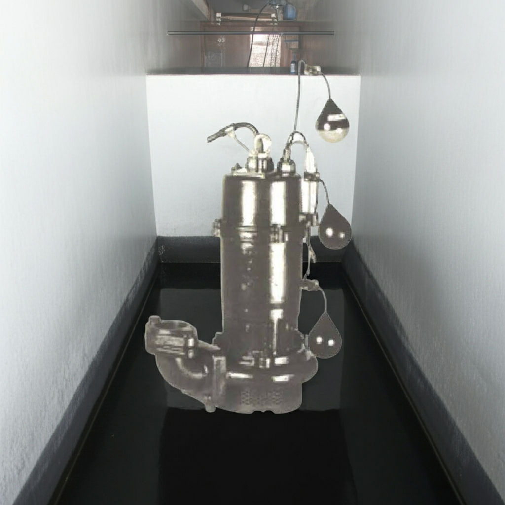 SU4-506-2.2LN ﾌﾗﾝｼﾞﾀｲﾌﾟSU4形汚水水中ﾎﾟﾝﾌﾟ2極自動交互内蔵型60Hz