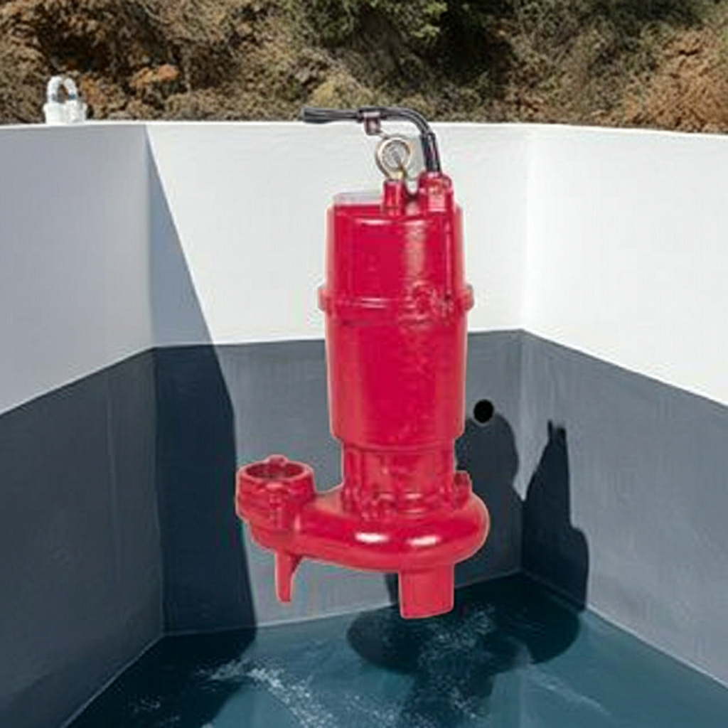 ZU3-505-0.4TZU3形ﾌﾗﾝｼﾞﾀｲﾌﾟ非自動型汚水汚物水中ﾎﾟﾝﾌﾟ2極50Hz