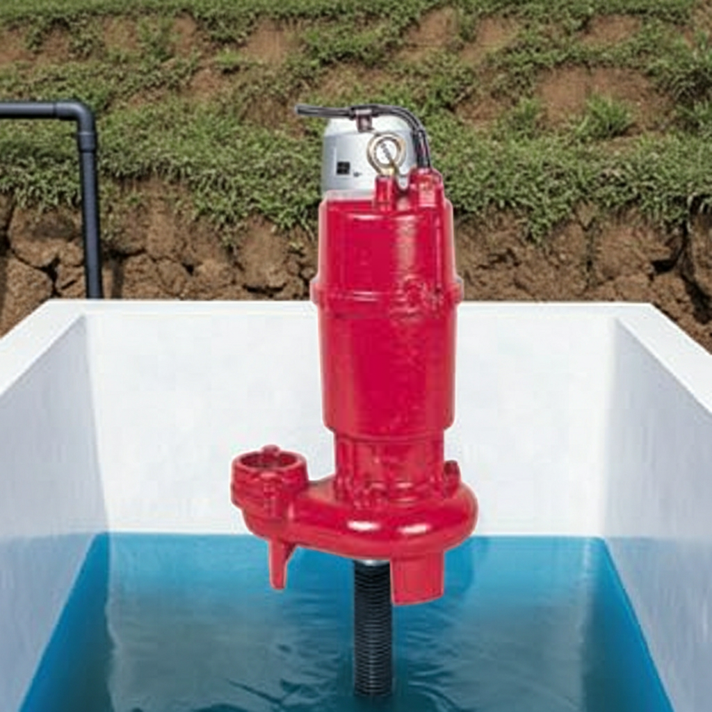 ZU3-655-3.7 ZU3形ﾌﾗﾝｼﾞﾀｲﾌﾟ非自動型汚水汚物水中ﾎﾟﾝﾌﾟ2極50Hz