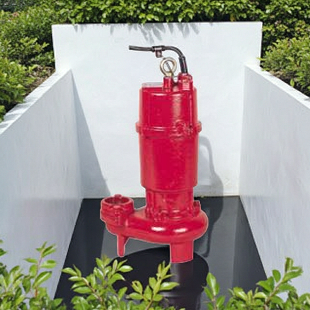 ZU3-805-2.2 ZU3形ﾌﾗﾝｼﾞﾀｲﾌﾟ非自動型汚水汚物水中ﾎﾟﾝﾌﾟ2極50Hz