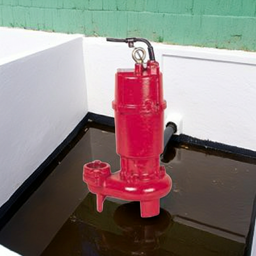 ZU3-805-7.5 ZU3形ﾌﾗﾝｼﾞﾀｲﾌﾟ非自動型汚水汚物水中ﾎﾟﾝﾌﾟ2極50Hz