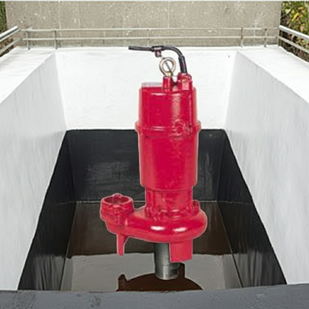 ZU3-506-0.4S ZU3形ﾌﾗﾝｼﾞﾀｲﾌﾟ非自動型汚水汚物水中ﾎﾟﾝﾌﾟ2極60Hz