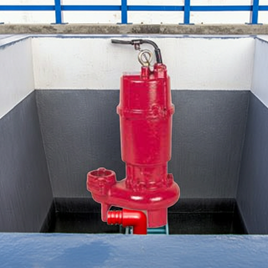 ZU3-656-1.5 ZU3形ﾌﾗﾝｼﾞﾀｲﾌﾟ非自動型汚水汚物水中ﾎﾟﾝﾌﾟ2極60Hz