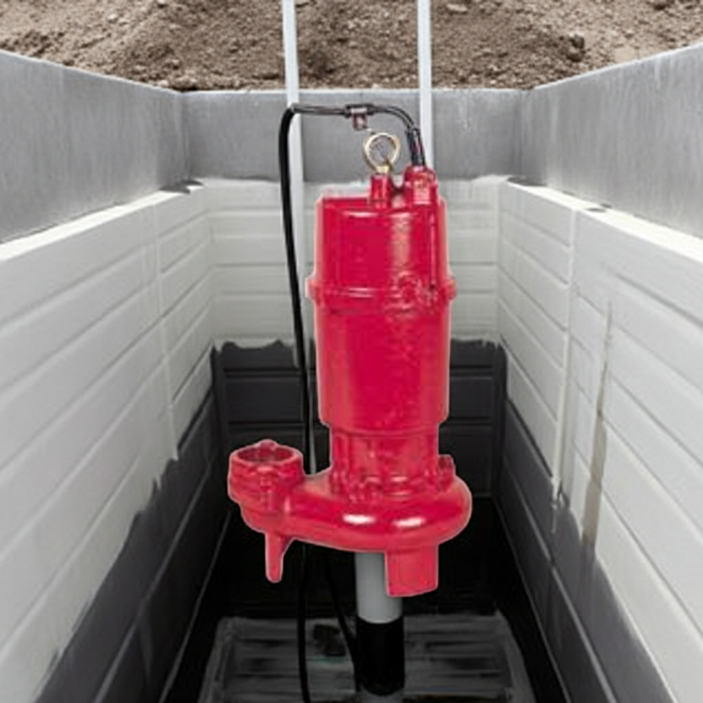 ZU3-656-2.2 ZU3形ﾌﾗﾝｼﾞﾀｲﾌﾟ非自動型汚水汚物水中ﾎﾟﾝﾌﾟ2極60Hz