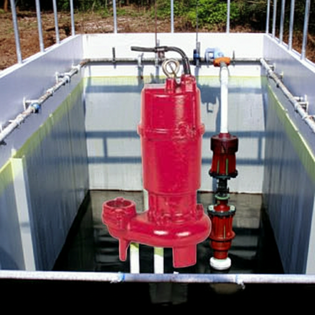 ZU3-806-7.5 ZU3形ﾌﾗﾝｼﾞﾀｲﾌﾟ非自動型汚水汚物水中ﾎﾟﾝﾌﾟ2極60Hz