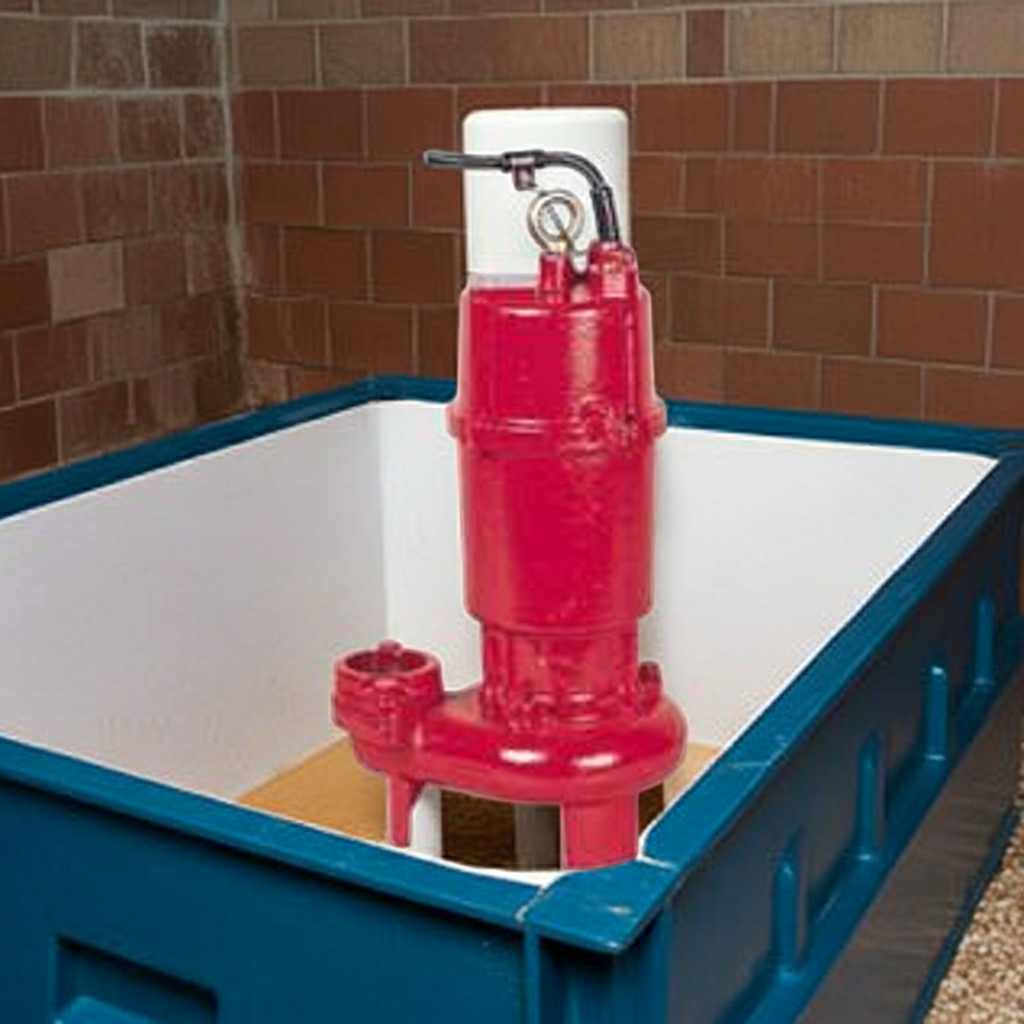 ZUH-655-3.7 ZUH形ﾌﾗﾝｼﾞﾀｲﾌﾟ高液温仕様非自動型汚水汚物水中ﾎﾟﾝﾌﾟ2極50Hz