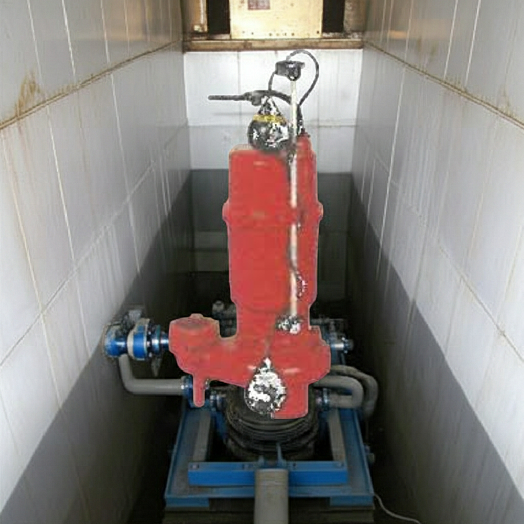 ZU3-655-3.7L ZU3形ﾌﾗﾝｼﾞﾀｲﾌﾟ自動型汚水汚物水中ﾎﾟﾝﾌﾟ2極50Hz