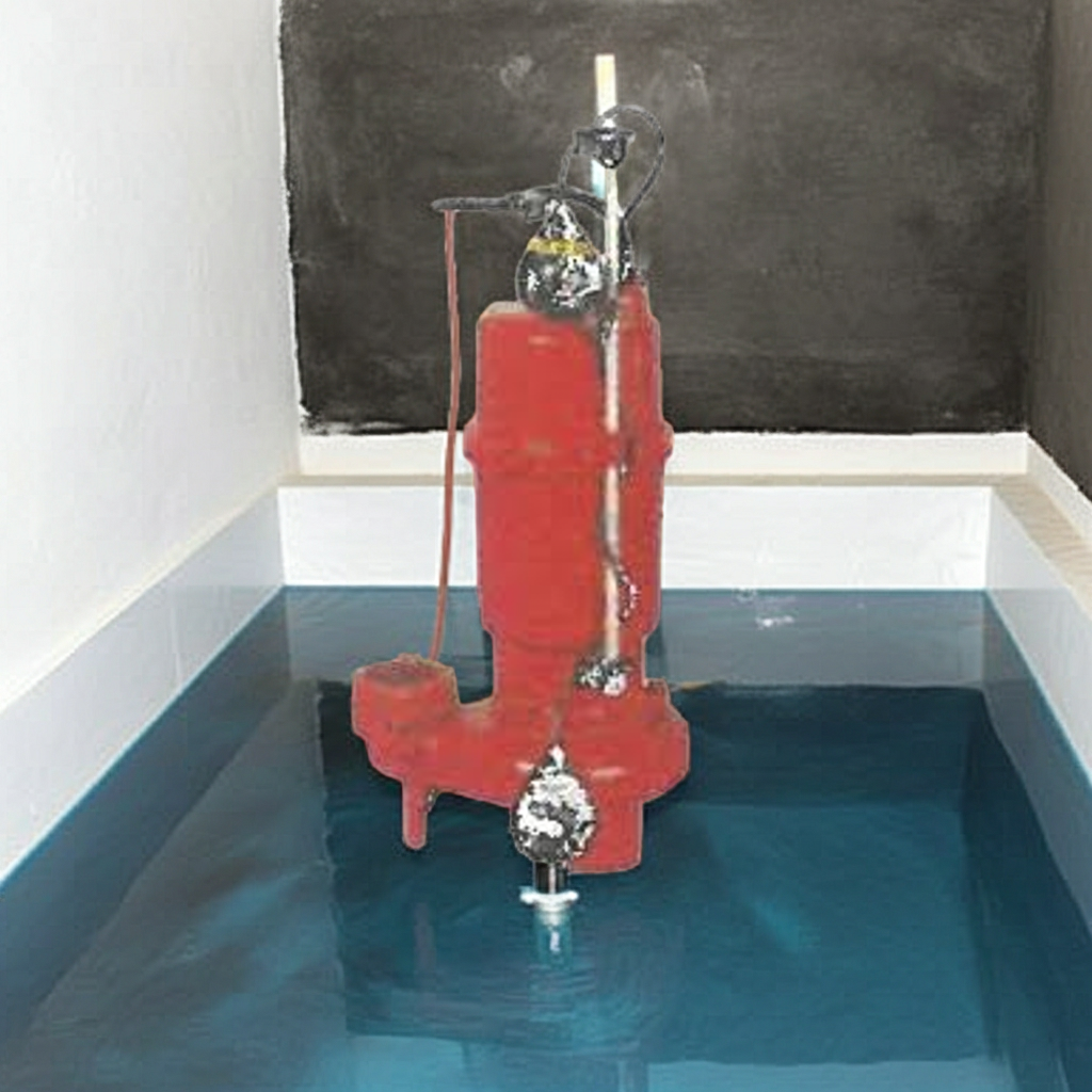 ZU3-656-1.5L ZU3形ﾌﾗﾝｼﾞﾀｲﾌﾟ自動型汚水汚物水中ﾎﾟﾝﾌﾟ2極60Hz