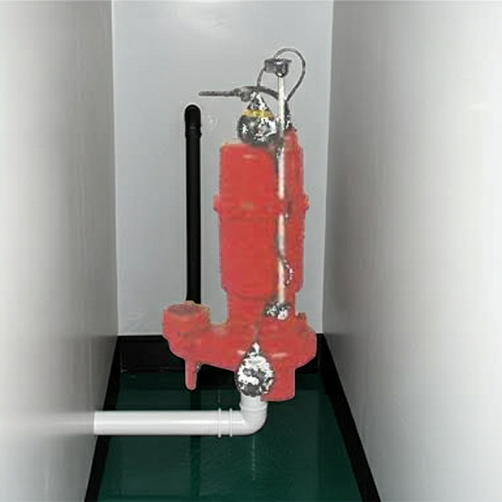 ZU3-656-2.2L ZU3形ﾌﾗﾝｼﾞﾀｲﾌﾟ自動型汚水汚物水中ﾎﾟﾝﾌﾟ2極60Hz