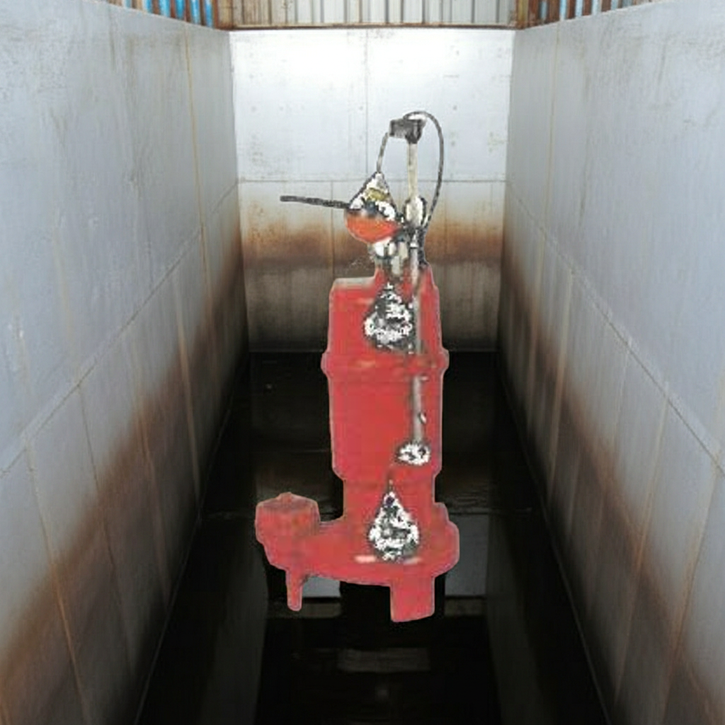 ZU3-506-0.75LN ZU3形ﾌﾗﾝｼﾞﾀｲﾌﾟ自動交互内蔵型汚水汚物水中ﾎﾟﾝﾌﾟ2極60Hz