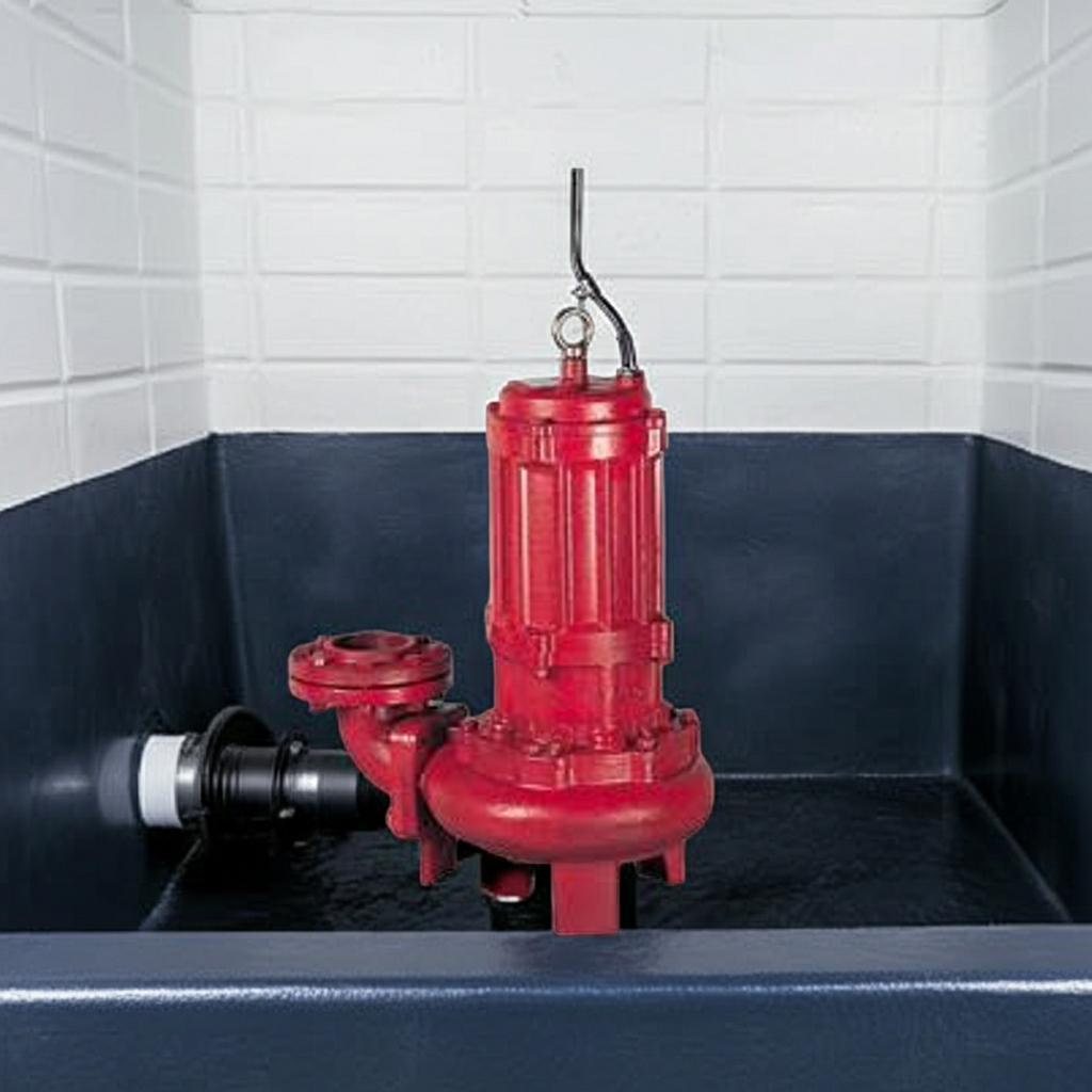 BU4-505-0.75非自動型ﾌﾗﾝｼﾞﾀｲﾌﾟBU4形汚物水中ﾎﾟﾝﾌﾟﾉﾝｸﾛｯｸﾞﾀｲﾌﾟ4極