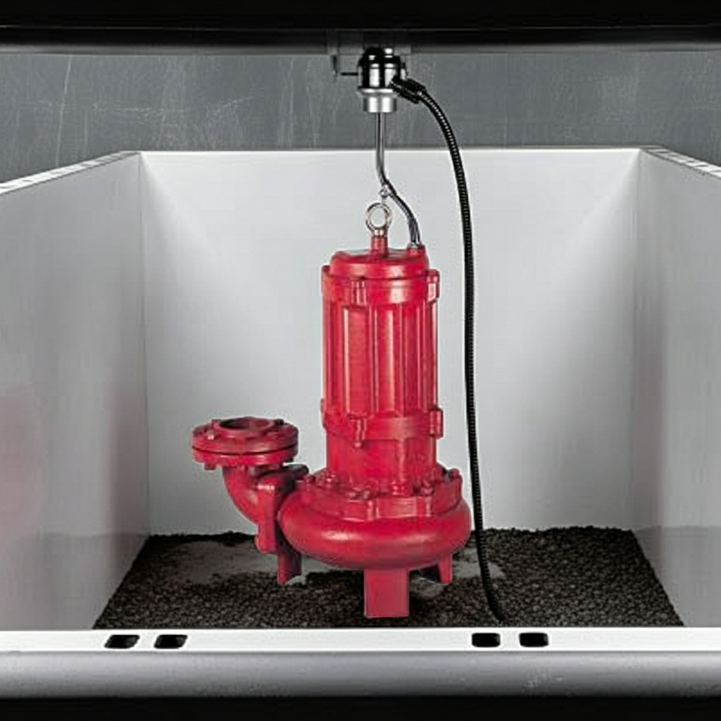 BU4-1005-5.5非自動型ﾌﾗﾝｼﾞﾀｲﾌﾟBU4形汚物水中ﾎﾟﾝﾌﾟﾉﾝｸﾛｯｸﾞﾀｲﾌﾟ4極