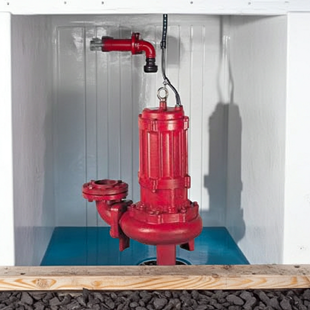 BU4-1005-7.5非自動型ﾌﾗﾝｼﾞﾀｲﾌﾟBU4形汚物水中ﾎﾟﾝﾌﾟﾉﾝｸﾛｯｸﾞﾀｲﾌﾟ4極