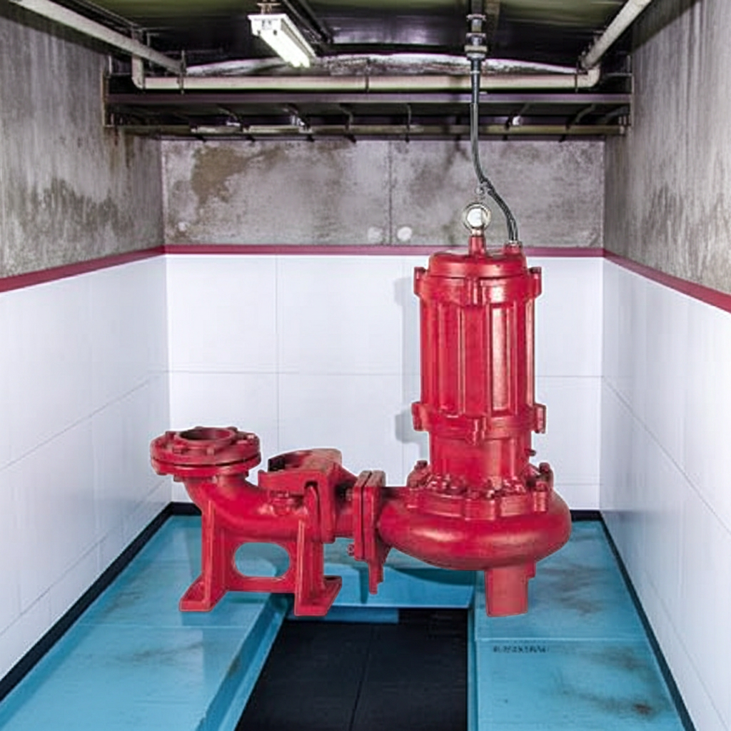 BU4-655-2.2非自動型着脱ﾀｲﾌﾟBU4形汚物水中ﾎﾟﾝﾌﾟﾉﾝｸﾛｯｸﾞﾀｲﾌﾟ4極