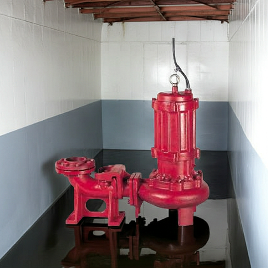 BU4-805-2.2非自動型着脱ﾀｲﾌﾟBU4形汚物水中ﾎﾟﾝﾌﾟﾉﾝｸﾛｯｸﾞﾀｲﾌﾟ4極